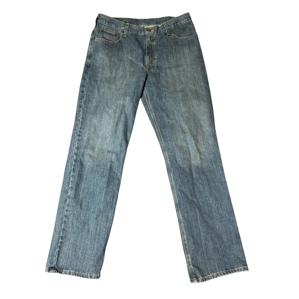 Carhartt Jeans Men's Relaxed Fit Size 36x32 RN# 14806 Work Jeans Vintage‎